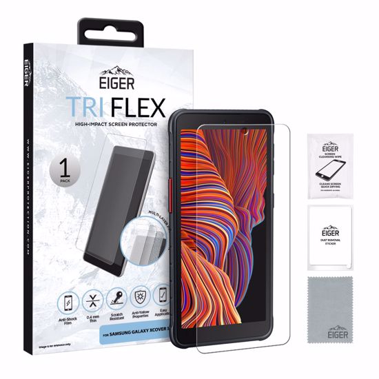 Picture of Eiger Eiger Mountain High Impact Triflex Screen Protector (1Pack) for Samsung Galaxy Xcover 5