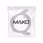 Picture of Mako Mako USB-C to USB-C 100W USB 2.0 1M Cable in Black in Bulk