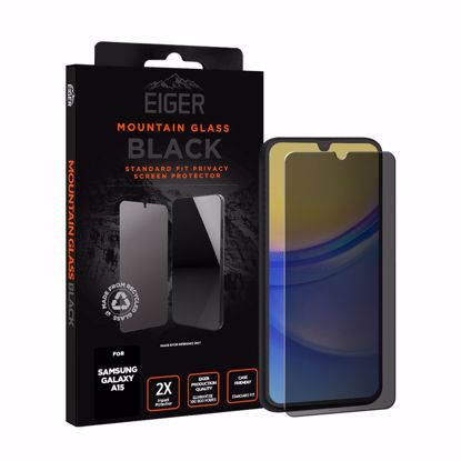 Picture of Eiger Eiger Mountain BLACK Privacy Screen Protector GRS for Samsung Galaxy A15