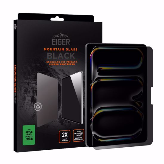 Picture of Eiger Eiger Mountain Black Privacy Tablet Screen Protector GRS for iPad Pro 13 (2025) / (2024)